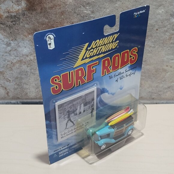 Johnny Lightning Surf Rods Da Surf Woody 2000 Die Cast Scale 1:64 - Picture 10 of 11